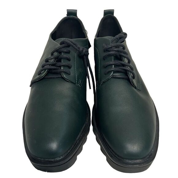 NWT Zara oxfords hunter green size 6 - Picture 1 of 12